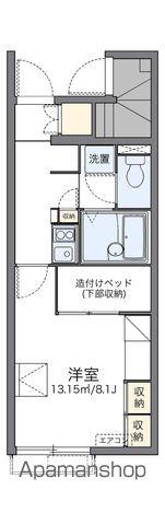 レオパレス天草Ⅰ(1K/1階)の間取り写真