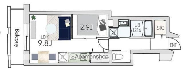 GRANDUO KAKINOKIZAKA2(1LDK/1階)の間取り写真