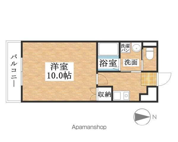 DI-3(1K/1階)の間取り写真