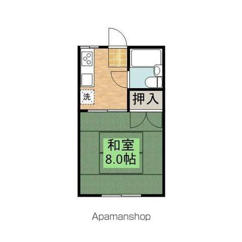 山下アパート(1K/2階)の間取り写真