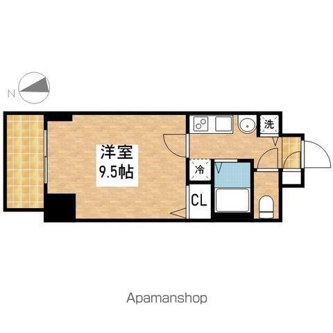プレサンス東別院駅前コネクション(1K/3階)の間取り写真