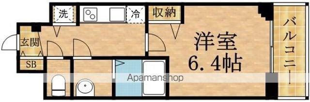 グランカリテ塚本(1K/7階)の間取り写真