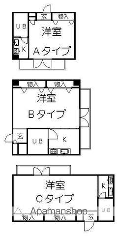 サンプラザベビードール(ワンルーム/2階)の間取り写真