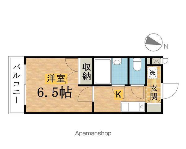 リフォックスハイム館町(1K/4階)の間取り写真