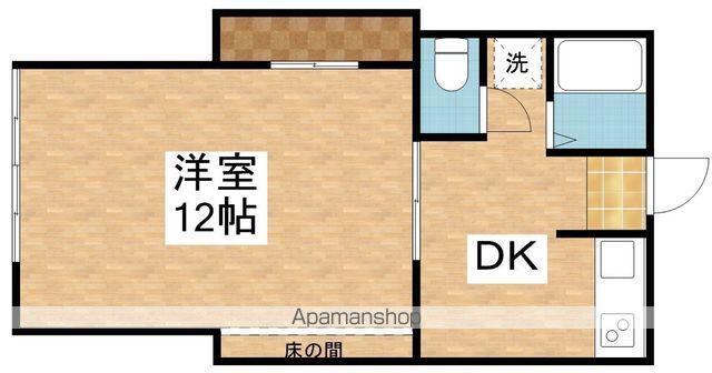 コーポ板井(1DK/2階)の間取り写真