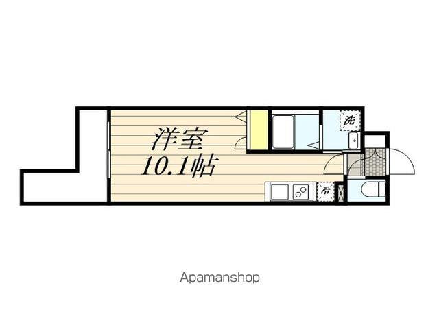 キルンズガーデン高取(ワンルーム/4階)の間取り写真
