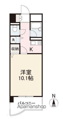 エンスエニョ21ビル(1K/3階)の間取り写真