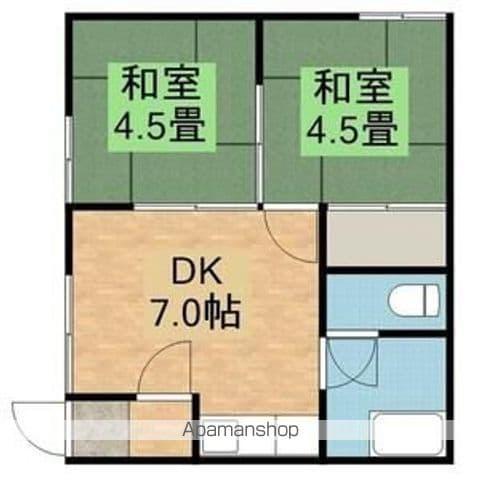 清和ハウス(2DK/1階)の間取り写真
