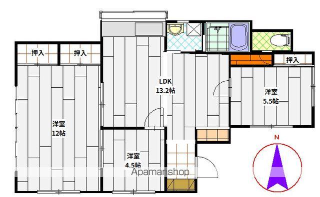 中央本線 塩崎駅 徒歩13分 1階建 築52年(3DK)の間取り写真