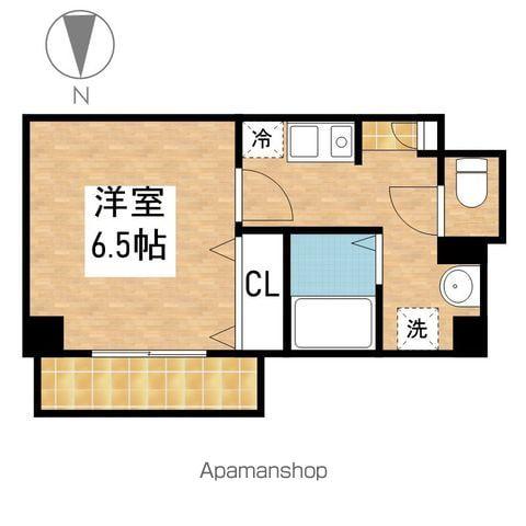 万宝マンション(1K/6階)の間取り写真