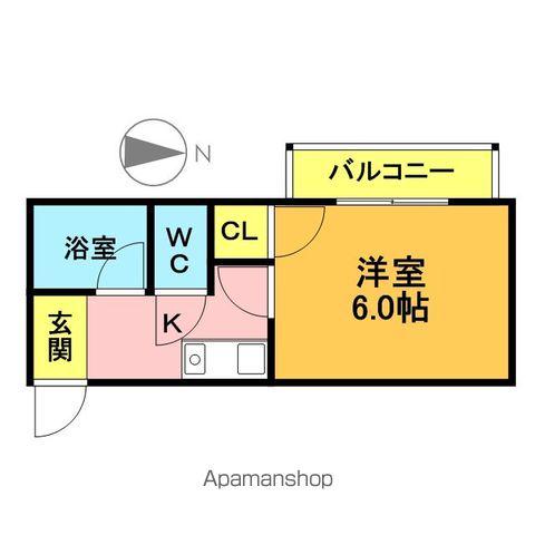 R-BOX OHISHI(1K/1階)の間取り写真