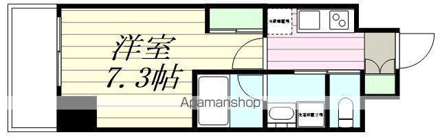 MIRAIZU RESIDENTIAL SENDAI Ⅰ(1K/3階)の間取り写真