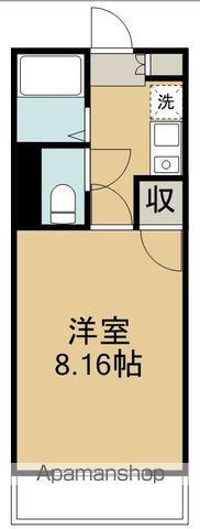 メゾン萩野町(1K/4階)の間取り写真