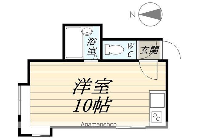 ティアラ平岸Gパレス(ワンルーム/1階)の間取り写真