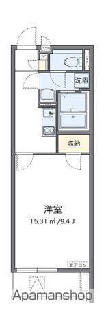 クレイノラルーチェ(1K/1階)の間取り写真