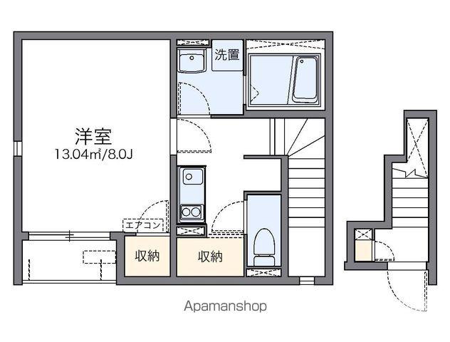 レオネクスト南田原(1K/2階)の間取り写真