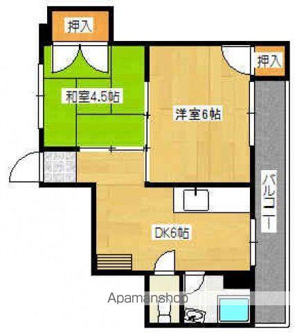 秋田マンション(2DK/3階)の間取り写真