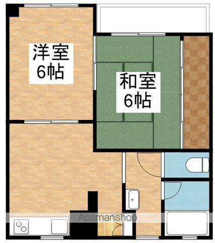 レジデンス中山(2K/2階)の間取り写真