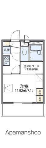 レオパレス内山(1K/1階)の間取り写真