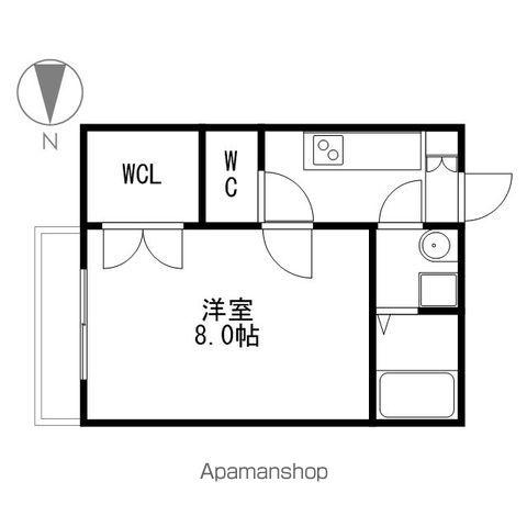 タウンライフ今池駅前(1K/1階)の間取り写真