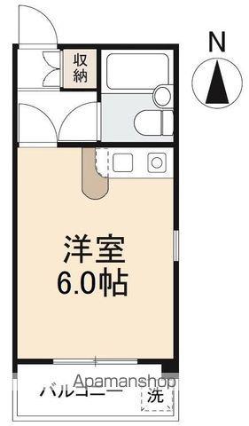 アルソリエート高松(ワンルーム/6階)の間取り写真