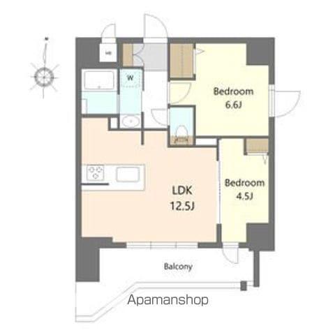 SーRESIDENCE高岳CLARITY 7月17(2LDK/10階)の間取り写真