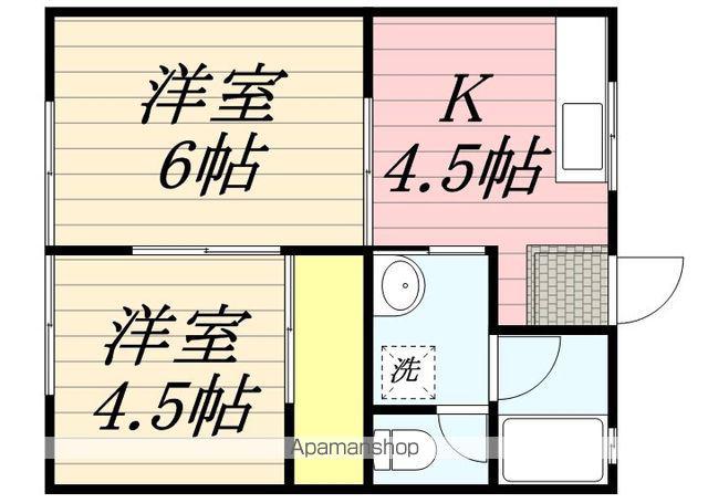 FLAGEOLETⅠ(2K/2階)の間取り写真