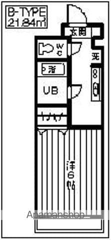 メゾン・ド・シャーレ(ワンルーム/3階)の間取り写真