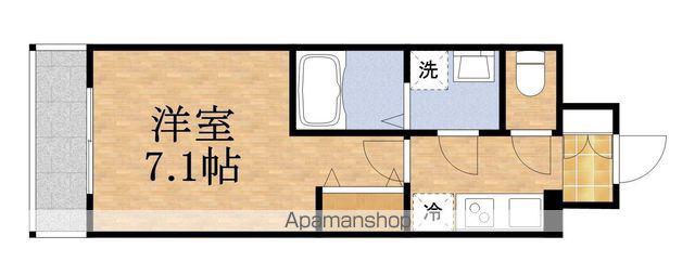 ESLEAD京橋グランテラス(1K/4階)の間取り写真