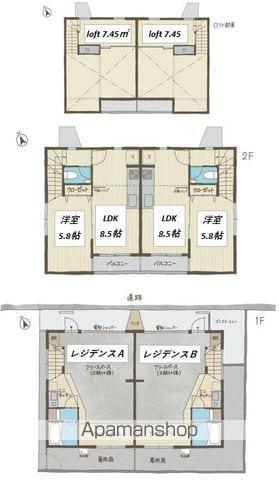 カーサ・スパツィオ(1LDK)の間取り写真