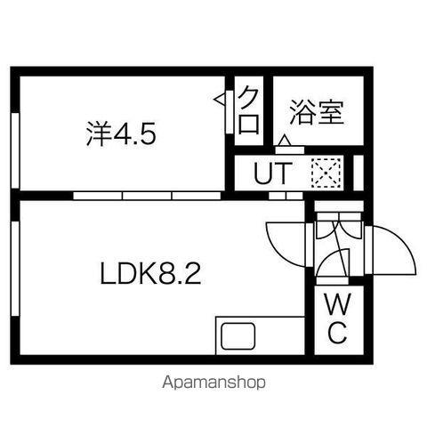 ボヤージュ ドゥ ロワ(1LDK/3階)の間取り写真