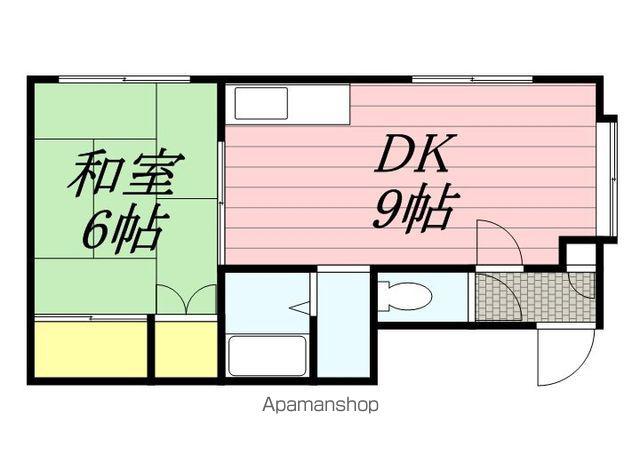 パークサイド南郷(1LDK/1階)の間取り写真