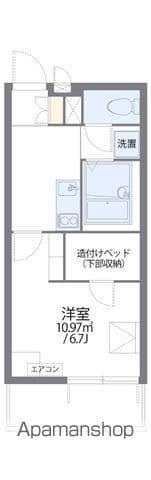 レオパレスRTフォーブル(1K/2階)の間取り写真