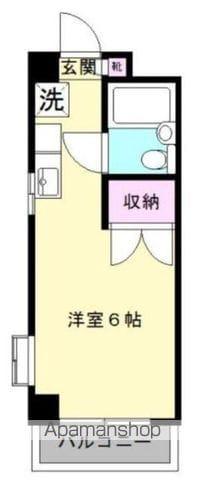 エクセルツカサ(ワンルーム/2階)の間取り写真