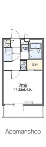 レオパレス高畑東(1K/1階)の間取り写真