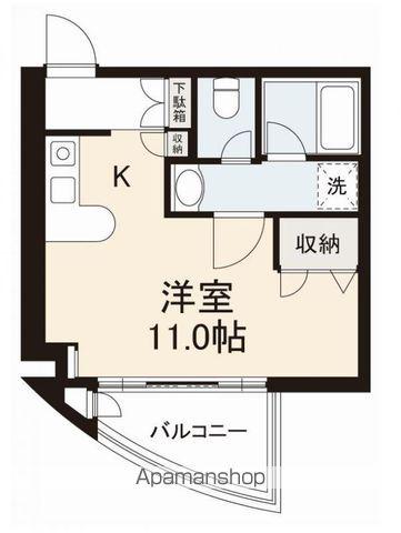 OSAビル(ワンルーム/3階)の間取り写真