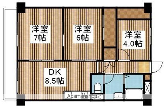 セントラル近江(3DK/2階)の間取り写真