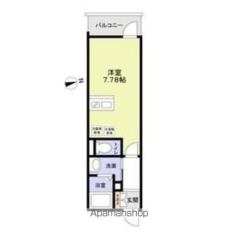 RAYS MATSUDO(ワンルーム/3階)の間取り写真