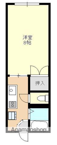 カーサ富士見A(1K/2階)の間取り写真