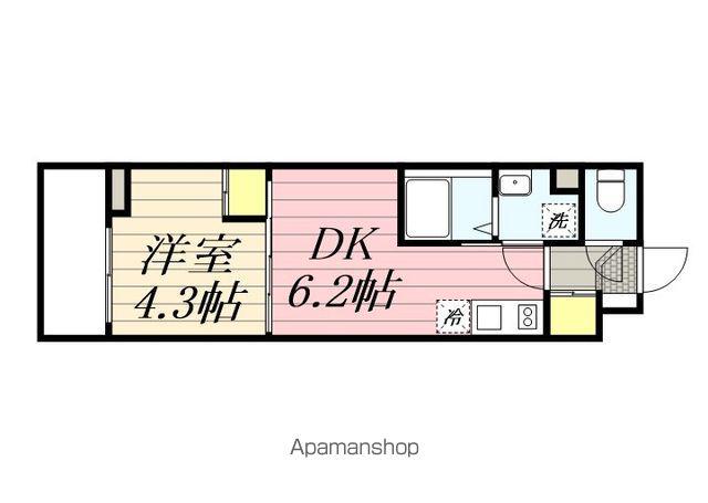 HF西巣鴨レジデンスⅡ(1DK/4階)の間取り写真