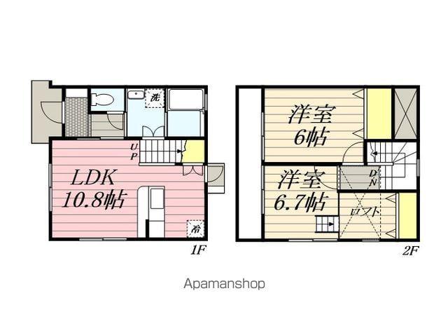 パーフン・デ・ラ・ルーンⅢ(2LDK/1階)の間取り写真