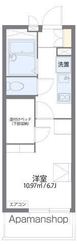レオパレス東蟹屋(1K/2階)の間取り写真