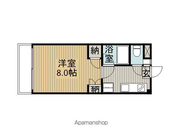 ハイツスターライト(1K/3階)の間取り写真