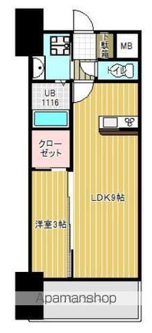 LIFEFIELD二日市駅前(1LDK/13階)の間取り写真