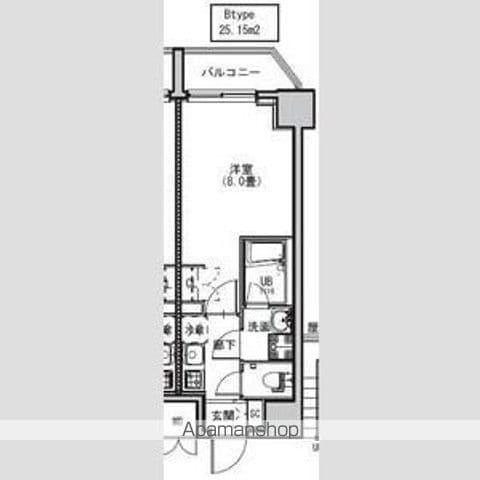 S-RESIDENCE両国AVENUE(1K/5階)の間取り写真