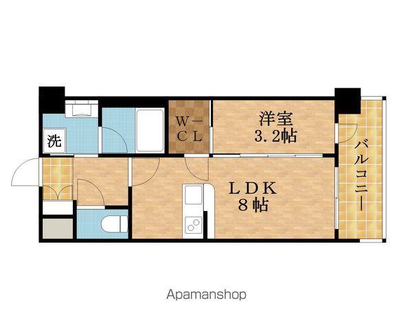 コンフォリア・リヴ京橋(1LDK/4階)の間取り写真