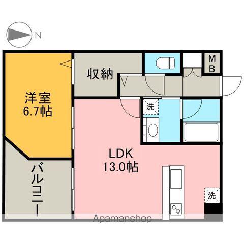 ESPOIRI(1LDK/3階)の間取り写真