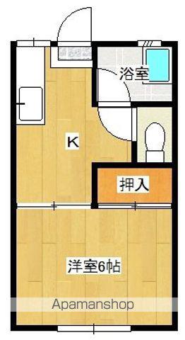 LEBEN HEIMⅢ(1K/1階)の間取り写真
