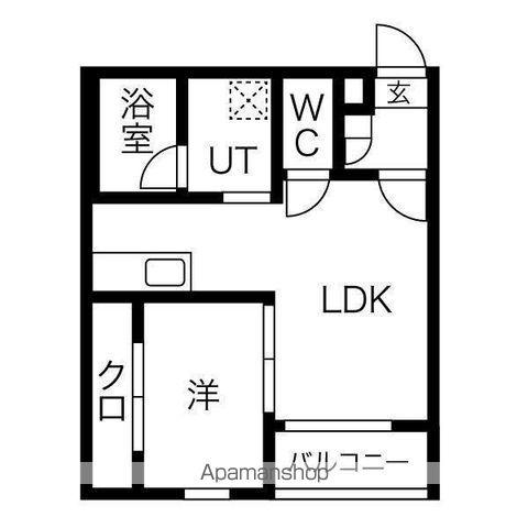 OHKI大曽根(1LDK/3階)の間取り写真