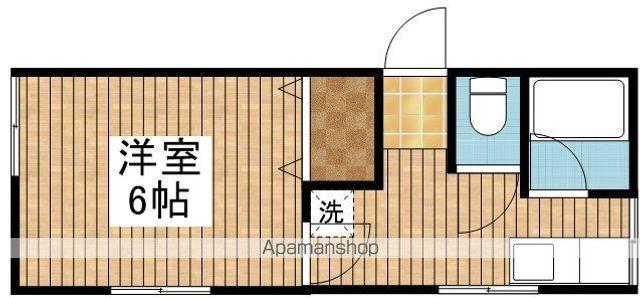 ハウスリバティ(1K/2階)の間取り写真